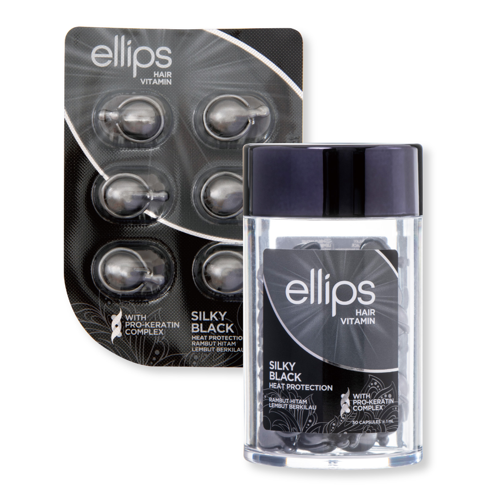 0441ellips エリップス ヘアオイル ブラック 50粒*10本セット SILKY BLACK – ellips-japan
